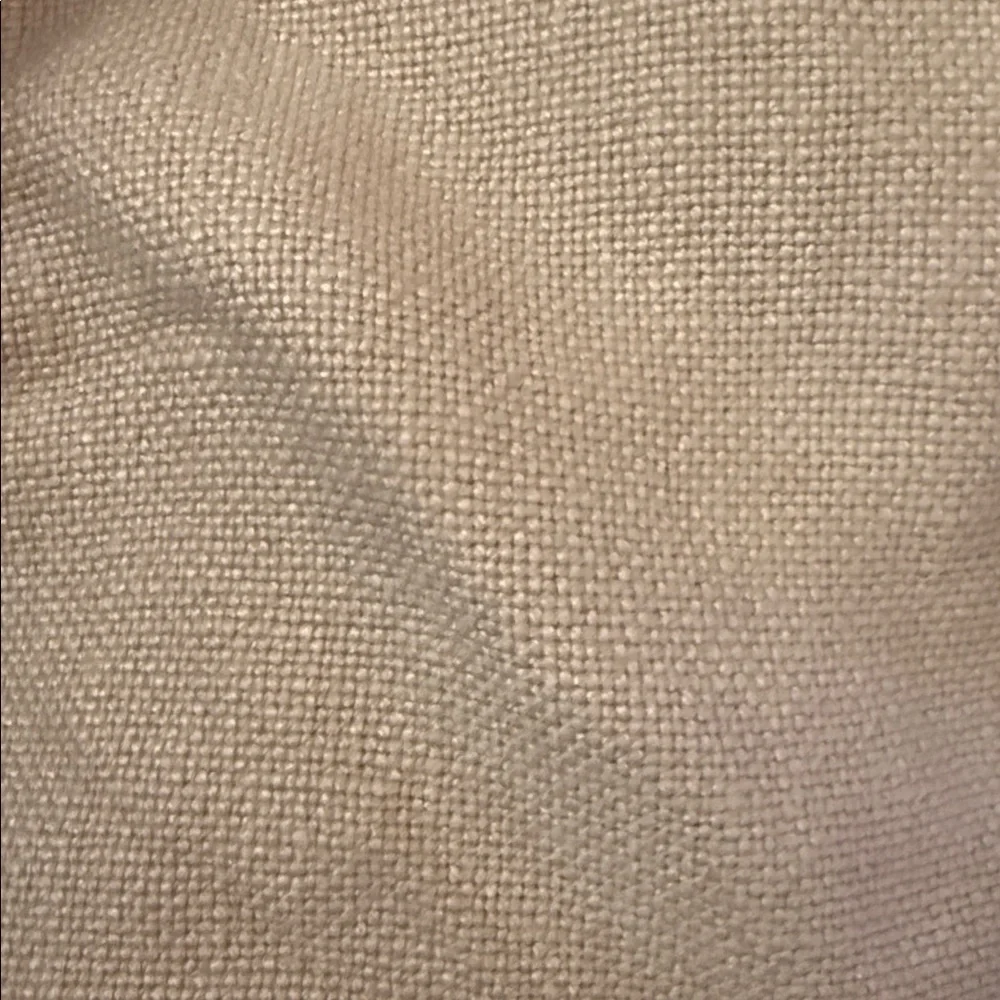 Quince 100% Linen European Pillow Sham Decor 20x20 Beige Flax Natural